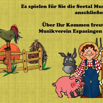 Verrückter Bauernhof beim Musikerball in Espasingen