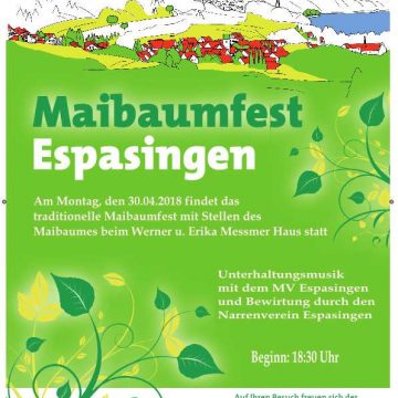 Espasinger Maibaumstellen